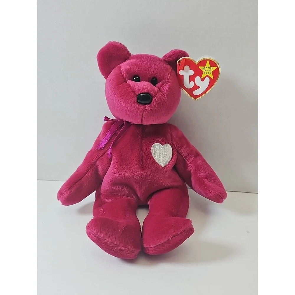 RARE 1st Edition Valentina Beanie Baby 1998 MULTIPLE ERRORS Tag Year Error 98/99